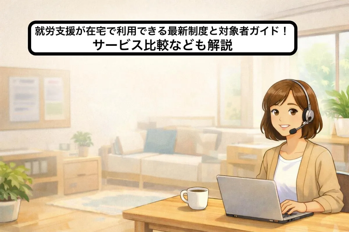 就労支援が在宅で利用できる最新制度と対象者ガイド!サービス比較なども解説